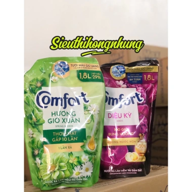 Nước Xả Comfort 1,8L Làm Mềm Vải Thơm Mát - Giá Giảm 148.000 VND, Mua Ngay 4 Nước Xả Comfort 1,8L Làm Mềm Vải Thơm Mát - Giá Giảm 148.000 VND, Mua Ngay 4