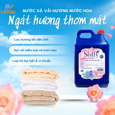 Nước Xả Vải Đức Giang 20kg - Làm mềm, lưu hương thơm mát, giá 335.000₫ 4
