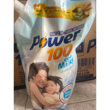 Nước Xả Vải Power 100 Túi 2L - Hương Nước Hoa Dịu Nhẹ, Thơm Lâu, Giảm Giá Đến 139k 10