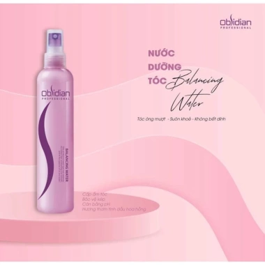 Nước Xịt Dưỡng Tóc Hoa Hồng Obsidian 250ml Hàn Quốc - Cấp Ẩm, Tái Tạo, Cân Bằng pH, Hương Hoa - 205.000 VND