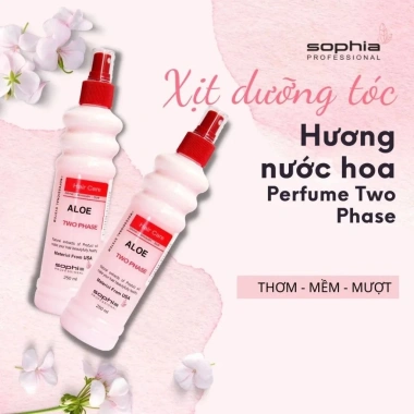 Nước Xịt Dưỡng Tóc Sophia Pefumer Two Phase 250ml - Phục Hồi Hư Tổn, 90.000₫