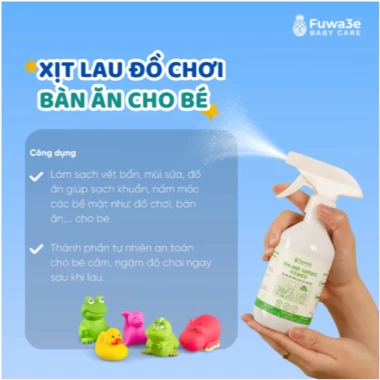 Nước xịt lau đồ chơi, bàn ăn cho bé Fuwa3e 300ml – Enzyme vỏ dứa Organic, giảm giá 95k 2 Nước xịt lau đồ chơi, bàn ăn cho bé Fuwa3e 300ml – Enzyme vỏ dứa Organic, giảm giá 95k 2