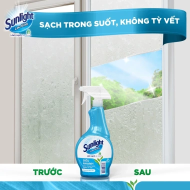 Nước Xịt Sunlight Lau Kính Siêu Nhanh 520ml - Giá chỉ 32.000₫, giảm từ 40.640₫ 2