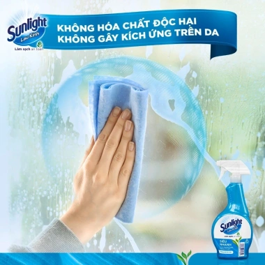 Nước Xịt Sunlight Lau Kính Siêu Nhanh 520ml - Giá chỉ 32.000₫, giảm từ 40.640₫ 5