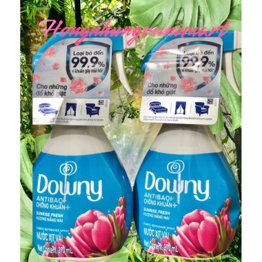 Nước Xịt Vải Downy Kháng Khuẩn Hương Nắng Mai 370ml Giảm Giá 93.000 VND 2