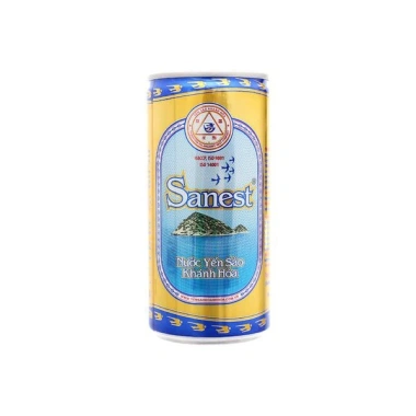 Nước Yến Sanest Khánh Hòa lon 190ml- có đường 2 Nước Yến Sanest Khánh Hòa lon 190ml- có đường 2