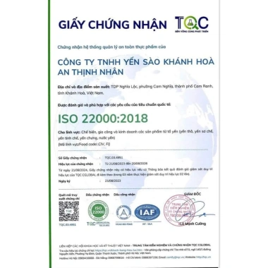 Nước Yến Sào KINGNest 8.6% Yến Thật - Hộp 6 Lon 200ml Quà Biếu Sang Trọng Giá 180.000 VND 7