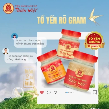 Nước Yến Sào Thiên Việt vị Đông Trùng Hạ Thảo 6 hũ 70ml Giá ưu đãi 240k tăng sức đề kháng 4