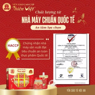 Nước Yến Sào Thiên Việt vị Đông Trùng Hạ Thảo 6 hũ 70ml Giá ưu đãi 240k tăng sức đề kháng 9