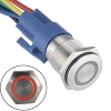Nút ấn chốt 22mm thép không gỉ tự khóa Switch 110-220V bật tắt LED - Giá 97.414 VND - điện dân dụng - độ bền cao - đảm bảo an toàn 2
