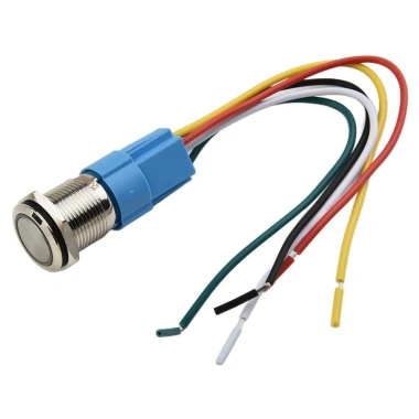 Nút ấn chốt 22mm thép không gỉ tự khóa Switch 110-220V bật tắt LED - Giá 97.414 VND - điện dân dụng - độ bền cao - đảm bảo an toàn