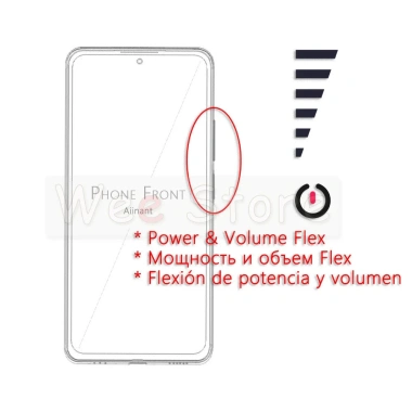 Nút bật tắt âm lượng cáp mềm cho Huawei Honor - Giá 129.800đ, tương thích đa mẫu 8,9,9i,9X,10,20,30,View,Pro,Plus,Lite 5