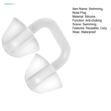 Nút Bịt Mũi Silicone Chống Thấm Nước, Thoải Mái Khi Bơi Lặn - Tiện Dụng 3 Nút Bịt Mũi Silicone Chống Thấm Nước, Thoải Mái Khi Bơi Lặn - Tiện Dụng 3
