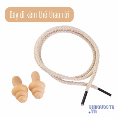 Nút Bịt Tai Chống Ồn 3 Tầng Lọc Âm Silicone êm Ái Dây Chống Rơi Giá 13.900₫