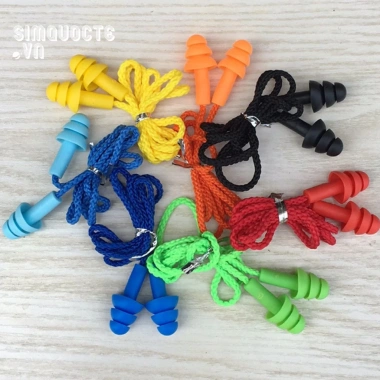 Nút Bịt Tai Chống Ồn 3 Tầng Lọc Âm Silicone êm Ái Dây Chống Rơi Giá 13.900₫