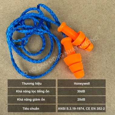 Nút bịt tai chống ồn Honeywell Smart Fit có dây - Giảm tiếng ồn khi ngủ, làm việc, bay, thoải mái, 35.000₫