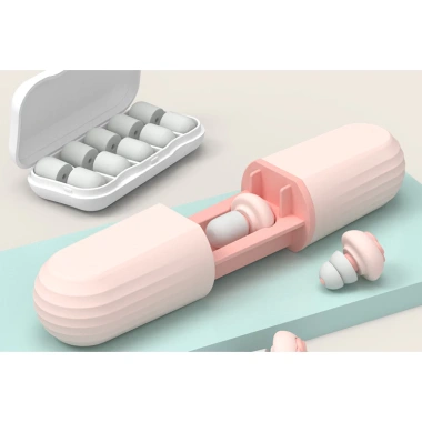 Nút bịt tai iMeBoBo chống ồn - Bọt biển cách âm, thoải mái, đi máy bay, chỉ 40.000₫
