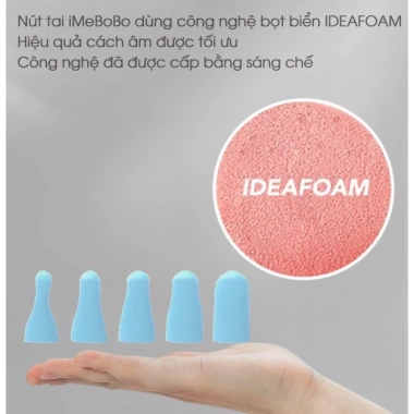 Nút bịt tai iMeBoBo chống ồn, chống ngủ ngáy, siêu cách âm IDEA Foam - 95.000₫