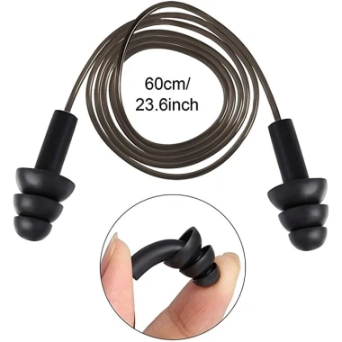 Nút Bịt Tai Silicone Chống Ồn Mềm Mại 1 Cặp Tiện Dụng Khi Đi Bơi Lặn