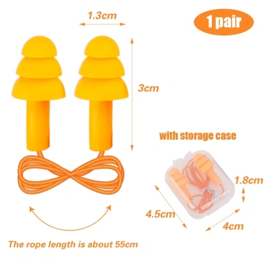 Nút Bịt Tai Silicone Chống Ồn Mềm Mại 1 Cặp Tiện Dụng Khi Đi Bơi Lặn 6 Nút Bịt Tai Silicone Chống Ồn Mềm Mại 1 Cặp Tiện Dụng Khi Đi Bơi Lặn 6