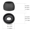 Nút bọc đầu tai nghe chống rơi màu đen, xám, tím cho Samsung Galaxy Buds Pro - Giá chỉ 47.080₫ 2