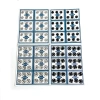 Nút bóp áo dài May May 8mm vỉ 36 nút 2 màu trắng đen - Giá chỉ 20.000₫