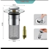 Nút chặn thoát nước Lavabo lõi đồng - ngăn mùi, lưới lọc rác, thoát nhanh, lắp đặt dễ dàng - chỉ 25.000₫