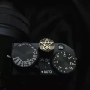 Nút chớp kim loại giảm Keycap Iris cho Fuji, Canon, Leica, Nikon, Sony 9
