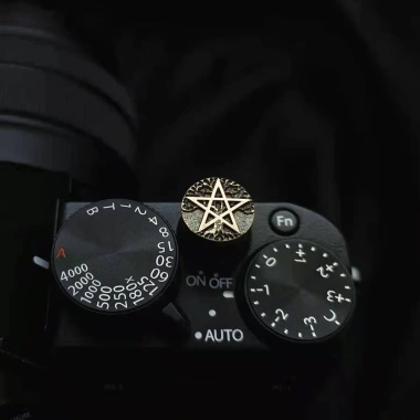 Nút chớp kim loại giảm Keycap Iris cho Fuji, Canon, Leica, Nikon, Sony