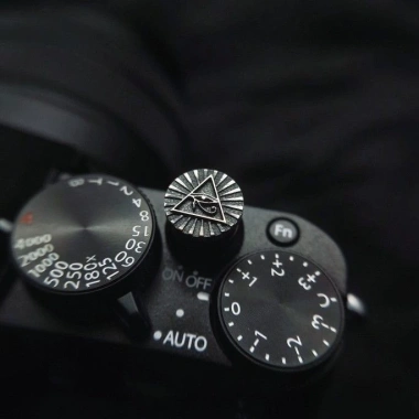 Nút chớp kim loại giảm Keycap Iris cho Fuji, Canon, Leica, Nikon, Sony