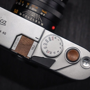 Nút chụp gỗ nguyên khối YUWOOD Leica M6 – Phù hợp Leica M234.567P89, bền đẹp 6