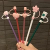 Nút đậy ống hút silicone cao cấp, gài chắc, giảm giá 15.000₫ - Topper tiện lợi