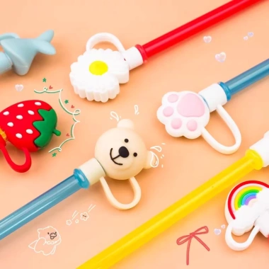 Nút đậy ống hút silicone cao cấp, gài chắc, giảm giá 15.000₫ - Topper tiện lợi 3