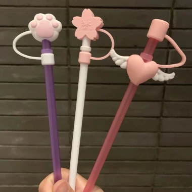 Nút đậy ống hút silicone cao cấp, gài chắc, giảm giá 15.000₫ - Topper tiện lợi 4