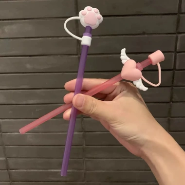 Nút đậy ống hút silicone cao cấp, gài chắc, giảm giá 15.000₫ - Topper tiện lợi 6