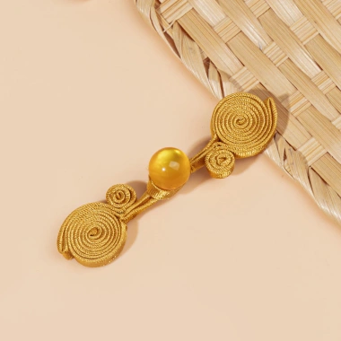 Nút Đường Ngọc Hạt Ruyi Sườn Xám Đĩa Khóa - Phụ kiện quần áo dân tộc chất lượng 11