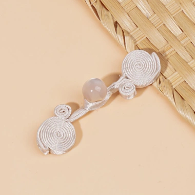 Nút Đường Ngọc Hạt Ruyi Sườn Xám Đĩa Khóa - Phụ kiện quần áo dân tộc chất lượng 16