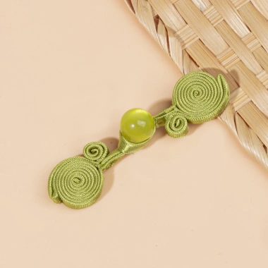 Nút Đường Ngọc Hạt Ruyi Sườn Xám Đĩa Khóa - Phụ kiện quần áo dân tộc chất lượng 21