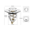Nút Nhấn Thay Thế Xả Lavabo - Nút Nhấn Xả Bồn Rửa Mặt Dễ Lắp Đặt, Giá Ưu Đãi 22.589đ 8