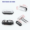 Nút nhấn xả nước bồn cầu oval dài 11cm Giá chỉ 46.000 VND giảm mạnh