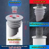 Nút silicone bịt lỗ thoát nước - Ngăn mùi, chống trào ngược, lẫy van một chiều, 41.299₫ 10