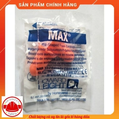 Nút tai chống ồn Howard Leight Max 1D - Mềm nhẹ, cách âm tốt, chỉ 20.000đ