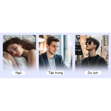 Nút tai giảm tiếng ồn 30dB tự nhiên, silicon tái sử dụng, 4 kích cỡ - ngủ, tập trung, du lịch, bảo vệ thính giác - 149k