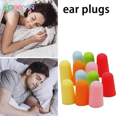Nút tai Hobbyin 1 cặp - Bọt mềm chống ồn, không thấm nước, giảm tiếng ồn khi ngủ, bảo vệ tai - 30.800₫