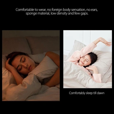 Nút tai ngủ silicon đen cách âm giảm tiếng ồn, bọt mềm, 1 hộp - Giá ưu đãi 3 Nút tai ngủ silicon đen cách âm giảm tiếng ồn, bọt mềm, 1 hộp - Giá ưu đãi 3