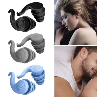Nút tai ngủ Yunaun silicone cách âm, chống thấm nước, giảm tiếng ồn, tái sử dụng – thích hợp bơi lội, thể thao dưới nước – 44.440₫