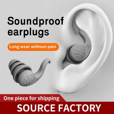 Nút tai ngủ Yunaun silicone cách âm, chống thấm nước, giảm tiếng ồn, tái sử dụng – thích hợp bơi lội, thể thao dưới nước – 44.440₫