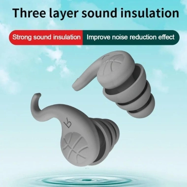 Nút tai ngủ Yunaun silicone cách âm, chống thấm nước, giảm tiếng ồn, tái sử dụng – thích hợp bơi lội, thể thao dưới nước – 44.440₫