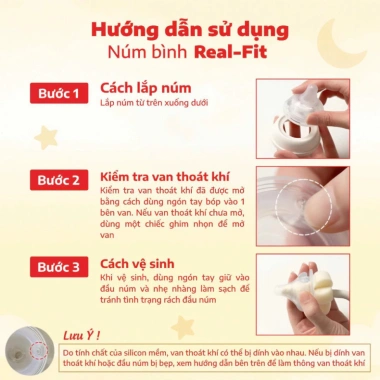 Nút ty bình Moyuum Hàn Quốc thế hệ 3 - Chính hãng, giá chỉ 95.000đ 3
