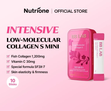 NUTRIONE BB LAB Collagen Phân Tử Nhỏ S Mini 10 Que Hộp Thiếc Giá 187.000đ
